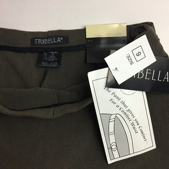 Tribella Classic Comfort Waist Dress Slacks - Picture 4 of 12